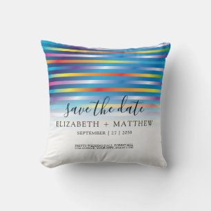 Modern Minimalist Colourful Gradient Design Cushion