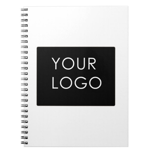 Modern Minimalist Company Business Logo Only Notebook (Front)