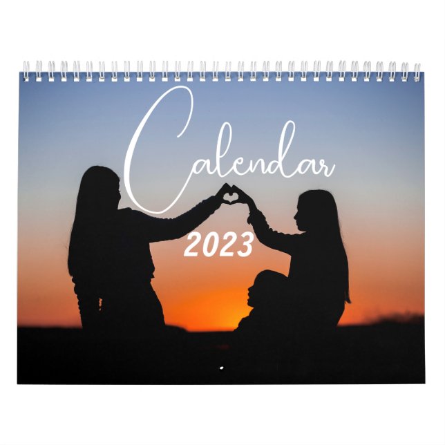 Modern minimalist custom 2025 family Calendar (Cover)