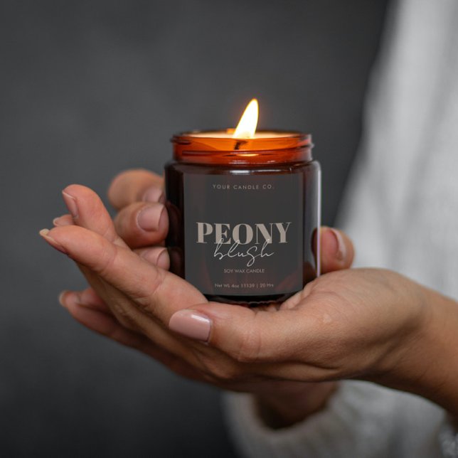 Modern Minimalist Custom Candle Label (Creator Uploaded)