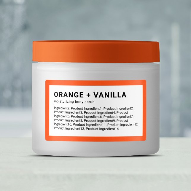 Modern Minimalist Custom Colour Ingredients List (Creator Uploaded)