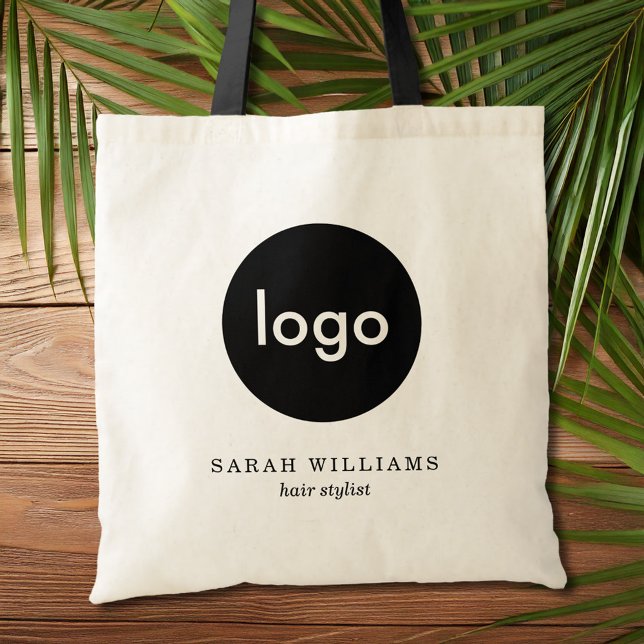 Modern Minimalist Custom Promotional Business Logo Tote Bag (Creator Uploaded)