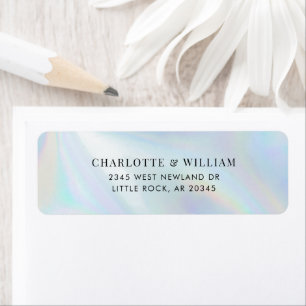 Modern Minimalist Custom Return Address Label