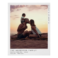 Modern Minimalist Destination Family Photo