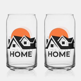 Modern Minimalist Drinkware Set for Your Home*** Can Glass