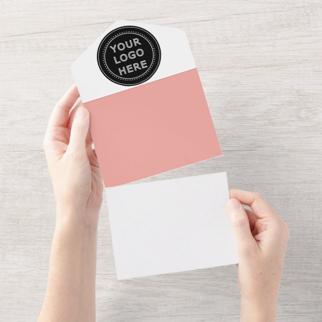 Modern, Minimalist, Elegant and Customisable  All In One Invitation (Tearaway)