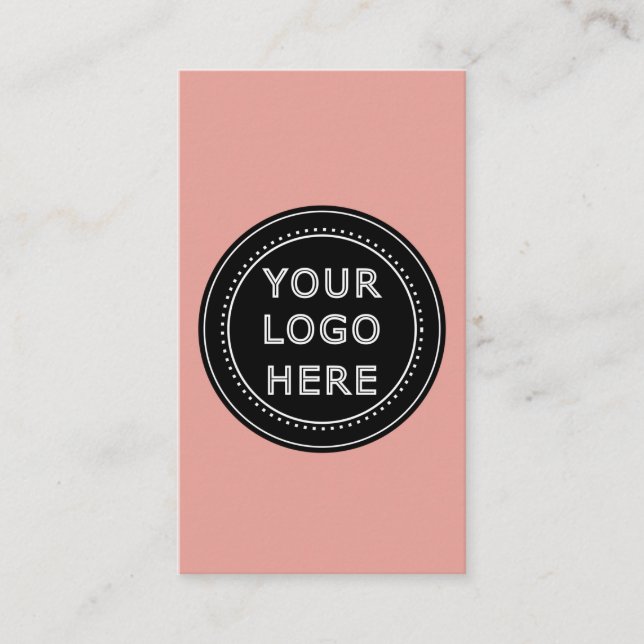 Modern, Minimalist, Elegant and Customisable  Calling Card (Front)