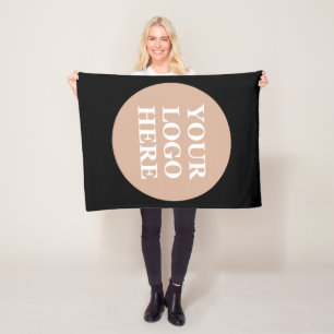 Modern, Minimalist, Elegant and Customisable  Fleece Blanket