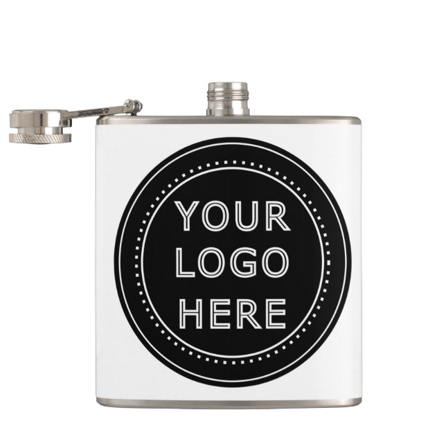 Modern, Minimalist, Elegant and Customisable  Hip Flask (Opened)