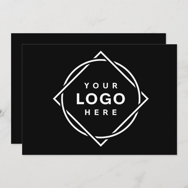 Modern, Minimalist, Elegant and Customisable  Invitation (Front/Back)