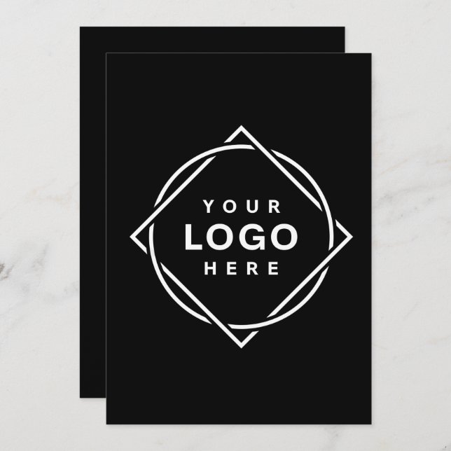 Modern, Minimalist, Elegant and Customisable  Invitation (Front/Back)