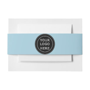 Modern, Minimalist, Elegant and Customisable  Invitation Belly Band