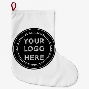 Modern, Minimalist, Elegant and Customisable Large Christmas Stocking