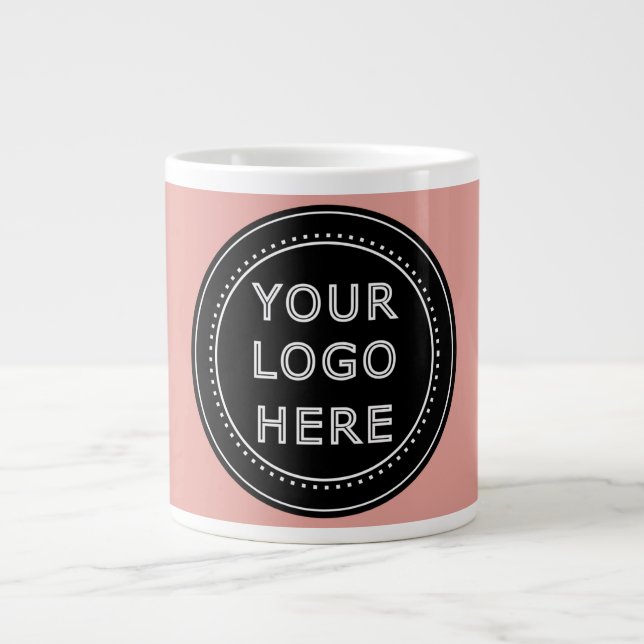 Modern, Minimalist, Elegant and Customisable  Large Coffee Mug (Front)