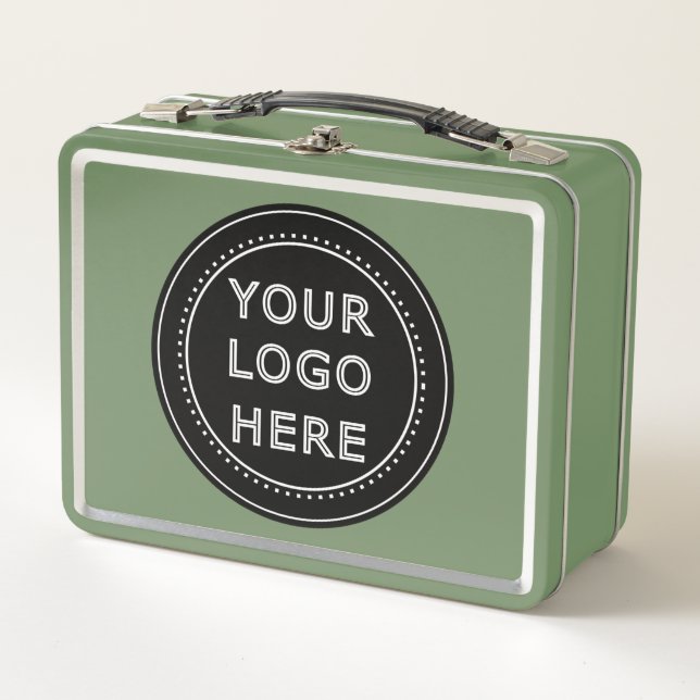 Modern, Minimalist, Elegant and Customisable  Metal Lunch Box (Front)