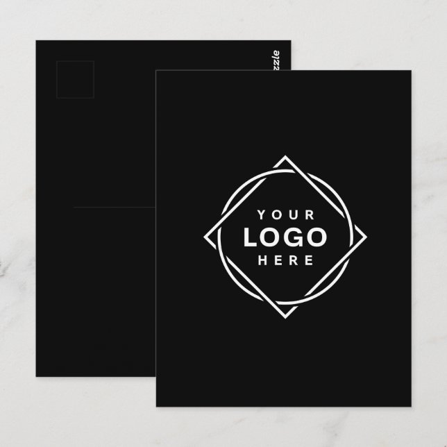 Modern, Minimalist, Elegant and Customisable  Postcard (Front/Back)