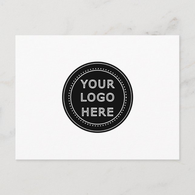 Modern, Minimalist, Elegant and Customisable  Postcard (Front)