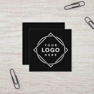 Modern, Minimalist, Elegant and Customisable  Square Business Card