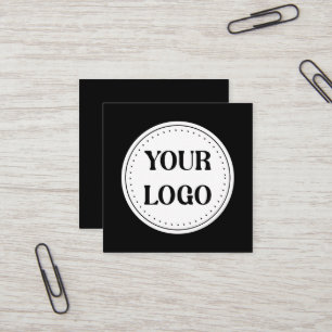 Modern, Minimalist, Elegant and Customisable  Square Business Card