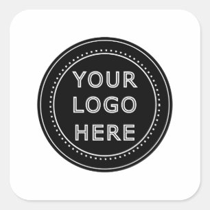 Modern, Minimalist, Elegant and Customisable  Square Sticker