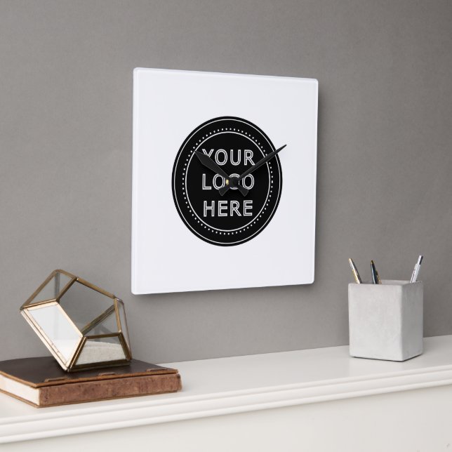 Modern, Minimalist, Elegant and Customisable  Square Wall Clock (Office)