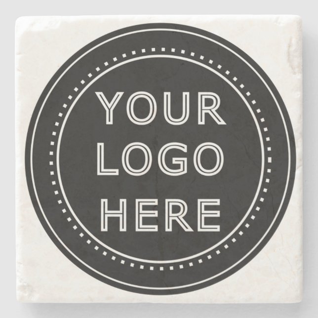 Modern, Minimalist, Elegant and Customisable  Stone Coaster (Front)