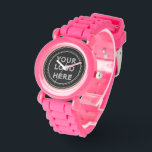 Modern, Minimalist, Elegant and Customisable  Watch<br><div class="desc">EVERYONE CAN USE THIS DESIGN.You are free to add,  edit,  or resize the logo,  photo,  text,  and colours as you choose.Many thanks.</div>