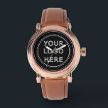 Modern, Minimalist, Elegant and Customisable  Watch<br><div class="desc">EVERYONE CAN USE THIS DESIGN.You are free to add,  edit,  or resize the logo,  photo,  text,  and colours as you choose.Many thanks.</div>