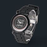 Modern, Minimalist, Elegant and Customisable  Watch<br><div class="desc">EVERYONE CAN USE THIS DESIGN.You are free to add,  edit,  or resize the logo,  photo,  text,  and colours as you choose.Many thanks.</div>