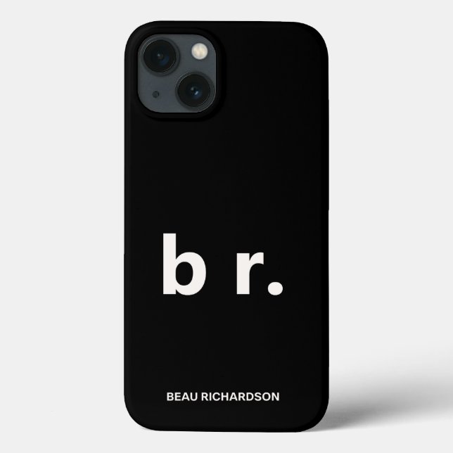 Modern, Minimalist, Elegant & Customisable Case-Mate iPhone Case (Back)