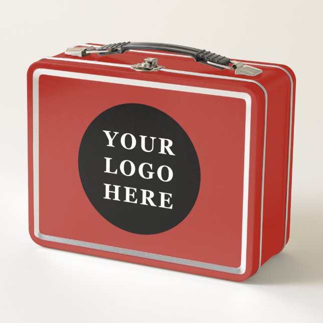 Modern, Minimalist, Elegant & Customisable Metal Lunch Box (Front)