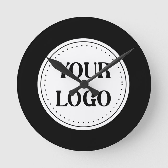 Modern, Minimalist, Elegant & Customisable Round Clock (Front)