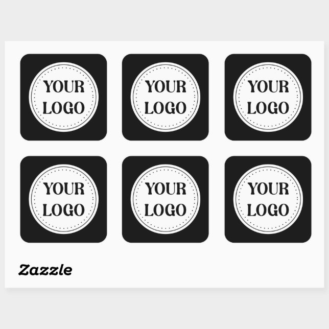 Modern, Minimalist, Elegant & Customisable Square Sticker (Sheet)