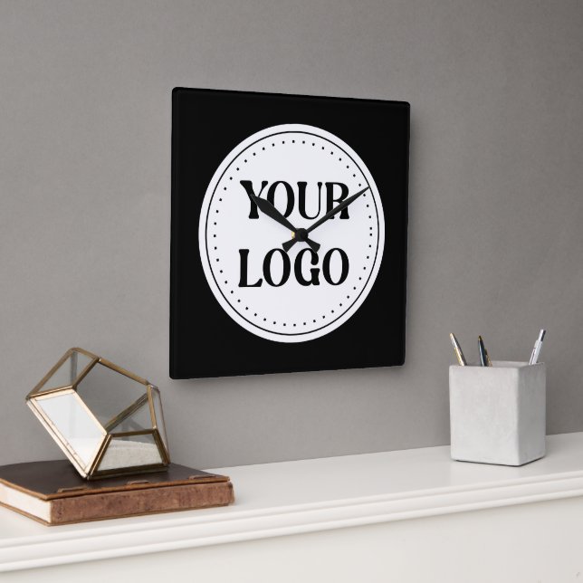 Modern, Minimalist, Elegant & Customisable Square Wall Clock (Office)
