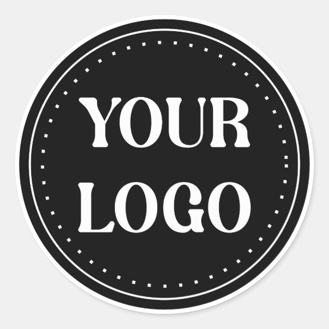 Modern, Minimalist, Elegant & Customisable Sticker (Front)