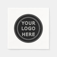 Modern, Minimalist,Elegant & editable Paper Napkin