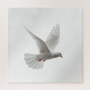 Modern minimalist elegant Feather Design Jigsaw Puzzle