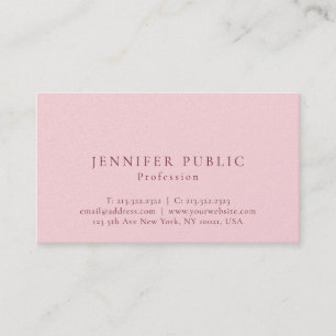 Modern Minimalist Elegant Luxe Premium Pearl Business Card