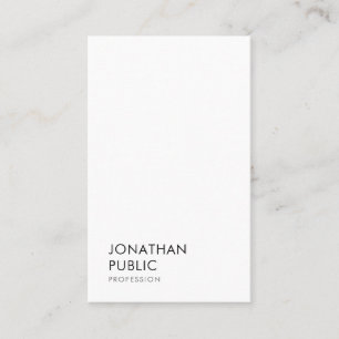 Modern Minimalist Elegant Professional Template Business Card