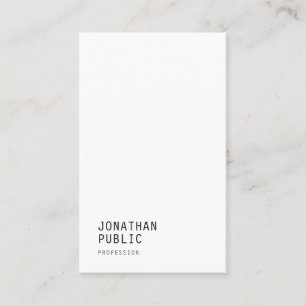 Modern Minimalist Elegant Professional Template Business Card