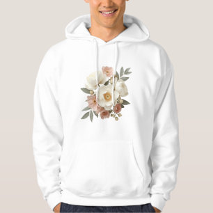 Modern minimalist elegant Rose  Hoodie
