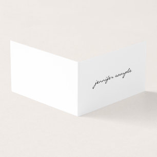 Modern Minimalist Elegant Simple Trendy Template Business Card