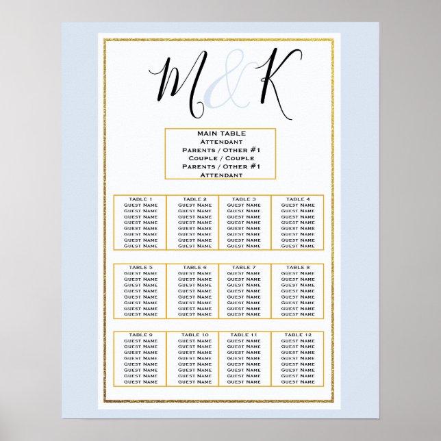 Modern Minimalist 🤵 Elegant Simple Wedding  Poster (Front)