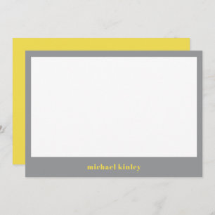 Modern minimalist elegant typography custom name card