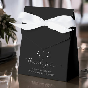 Modern Minimalist Elegant Wedding Favour Box