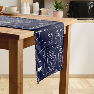 Modern Minimalist Farmhouse Kitchen Utensils Short Table Runner
