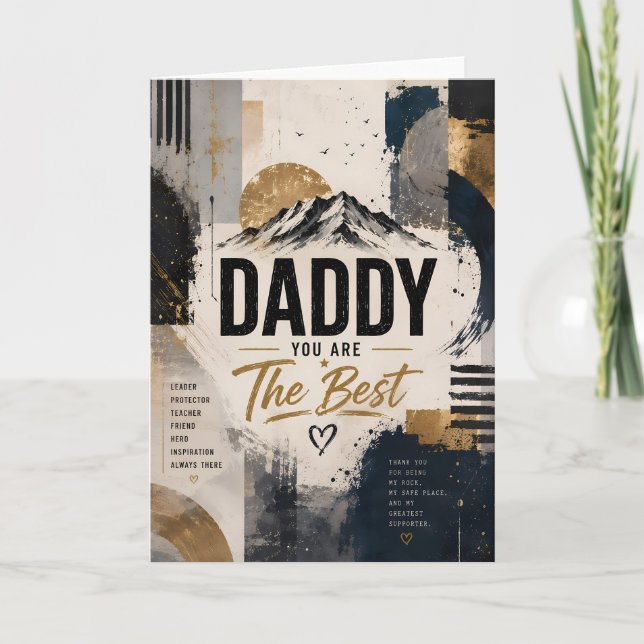 Modern Minimalist Father’s Day Card (Front)