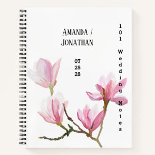 Modern Minimalist Floral Wedding Guest Book