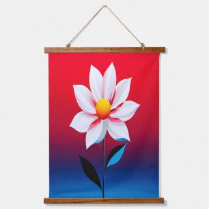 Modern Minimalist Flower Art Hanging Tapestry