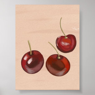 Modern Minimalist Fruit Art Print